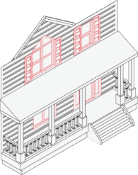 Exterior Architecture - Windows and Doors