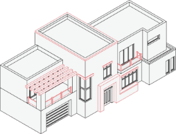 Exterior Elevations Design - Architectural Features